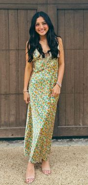 Maxi Flower Dress- xxs