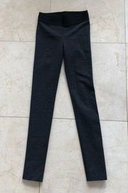 BCBG Heather Gray Zipper Leggings Sz XXS