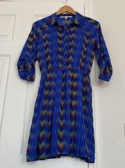 Collective Concepts royal blue collared dress.