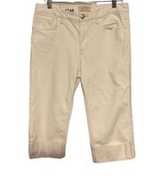 Seven7 soft white denim bermuda‎ shorts size 10