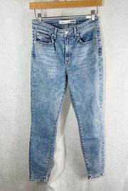 Lovers + Friends Mason High Rise Skinny Crop Size 26 Dakota