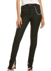 WeWoreWhat‎ slit hem jean washed black size 28 NWT