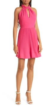 Women's Libby Pleated Pink Mini Dress