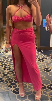 pink two piece