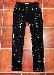 Sandro Paris Paint Splatter Jeans