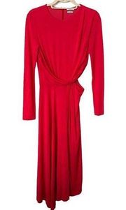 JASON WU Side Cutout Long Sleeve Midi Dress NWOT Sz 4