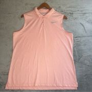 Nike  Golf Women's Dri-FIT Sleeveless Polo Pink XL