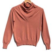 GIVENCHY Sport Women’s Active Wear Long Sleeve Pullover Mock Neck Top Size small