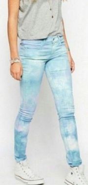 Wildfox Marianne Daydream Mid Rise Skinny Jeans Sz 25 NWT MSRP: $110