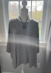 F21 super soft gray poncho shirt