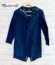 MADEWELL Hooded Trench coat Jacket