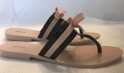 Melissa Pink and Black Size 8 Garota AD Jelly Sandals