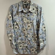 Floral No- Iron Button Down Shirt Chaps size 1X