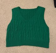 Green Sweater Vest