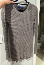 Sparkly Gray Sweater