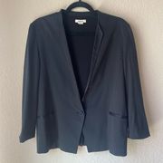 Helmut Lang Black Relaxed Fit Boyfriend Blazer size small