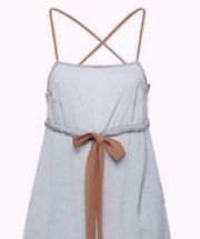 For Love and Lemons slip dress sky blue M