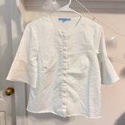 Antonio Melani Minimalist White Blouse