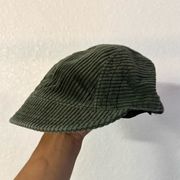 Gap Y2K Green Corduroy Paperboy Hat size s/m