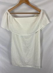 Charles Henry Off the Shoulder Dress white size xs