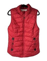 GreenTea Pink Softly Lined Puffer Vest