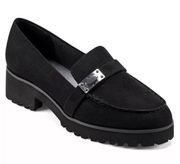 Easy Spirit Waverlie Women's Ornamented Loafers Black Size 8