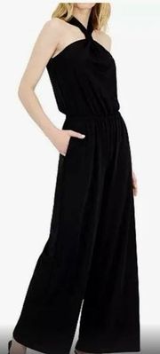 INC NWT black wide leg jumpsuit size XS