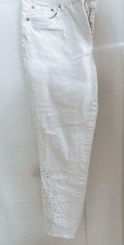 Versona white denim pants size 8