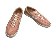 Tretorn Nylite Plus Coral Pink Canvas Women's Tennis Shoes Retro Tenniscore sz 9