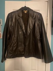 Faux Leather Jacket 