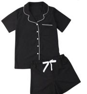 Black Pajama Set 