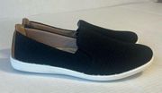 Life Stride Next Level Moccasin Womens Slipon Black Sneaker Sz 7.5