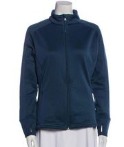Obermeyer Softshell Jacket Teal Blue Full Zip Fleece Jacket Long Sleeve