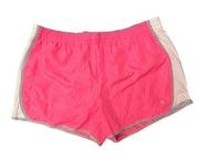 Danskin Now Pink White Gray Active Lightweight Running Shorts Size XL