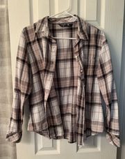 Riders Grey Plaid Flannel