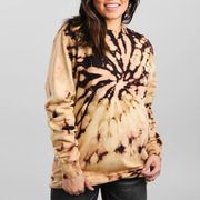 New Oversized Gilded Intent Oversized Tie Dye Crew