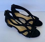 NEW Alexandre Birman Giovanna Black Suede Sandals Size 36 (US 5.5)