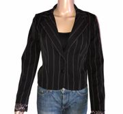 Pinstriped Blazer