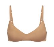 WIRELESS FORM PUSH-UP PLUNGE BRA | OCHRE