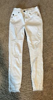 KanCan USA White Ripped Jeans