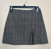 Plaid Mini Skirt