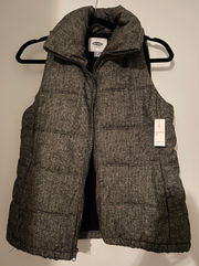 Heather Gray Puffer Vest