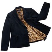 Anne Klein Black Blazer (Size 6P)