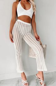 NanaMacs Crocheted Flare Pants 