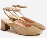 J. Crew Millie ankle-strap heels in suede sz 11