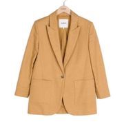 BA&SH Jaiko Cotton/Linen Oversized Blazer - Camel Size XS