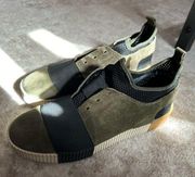 Marc Fisher olive green Sneakers