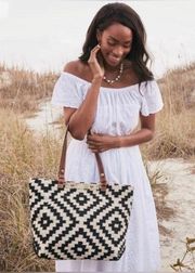 Patricia Nash Chennai Cotton Weave Hand Loomed Southwest Large Tote