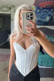 White Corset Top