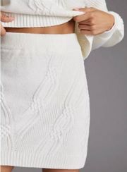 Anthropologie Maeve knit sweater skirt Sz L